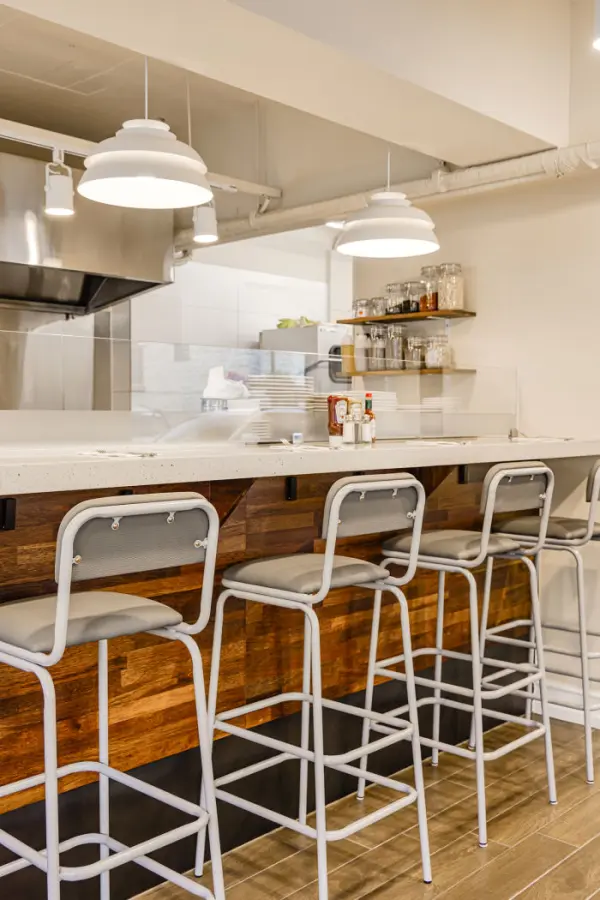 오픈 키친 바 카운터 피치스프링스 인테리어